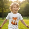 T-shirt Unisexe Enfant - Imprimé Amical - Coton Bio