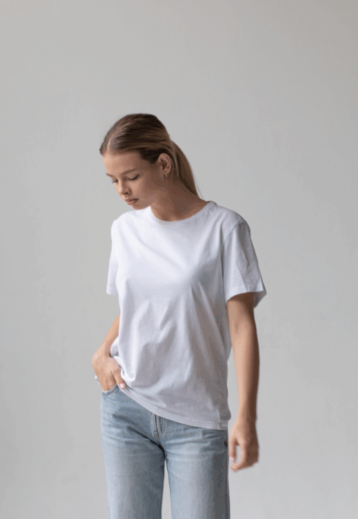 T-shirt femme blanc de la marque Ethikashion